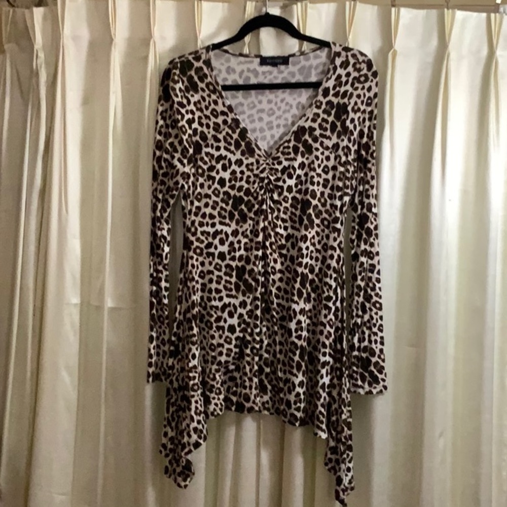 Karen Kane  XL Tunic Leopard print.